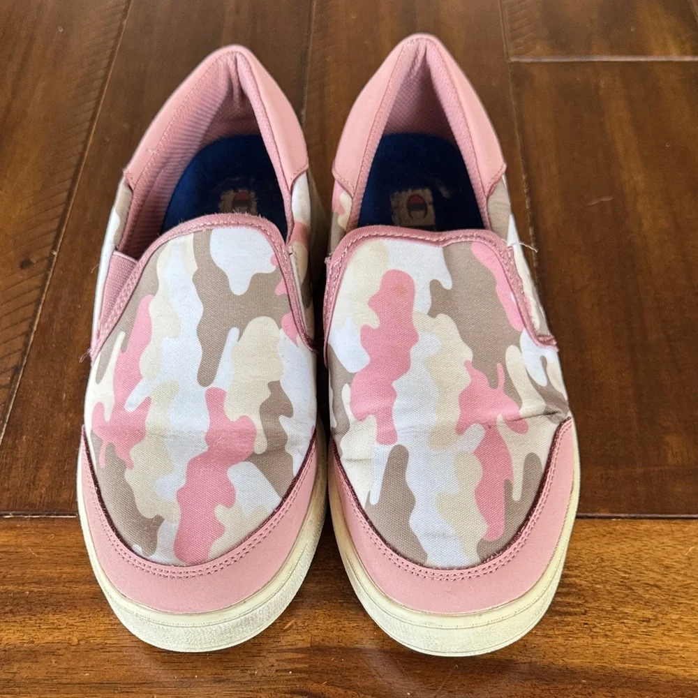 Champion Camouflage Pink and Tan Loafers